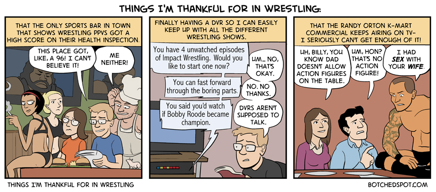 Things I’m Thankful for in Wrestling