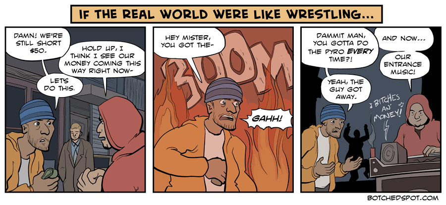If the Real World Were Like Wrestling (featuring muggers!)