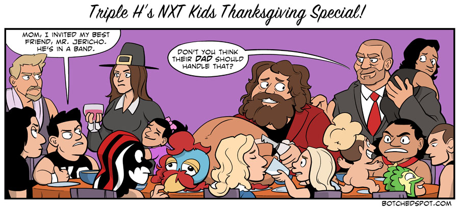 "Triple H's NXT Kids Thanksgiving Special" by BotchedSpot.com